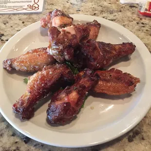 Parmesan Garlic smoked wings.