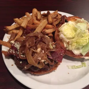 Black and Bleu Burger