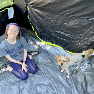 Theo loved his first camping trip!
