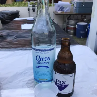 Greek beer &amp; Ouzo!