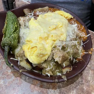 Chili Verde Skillet