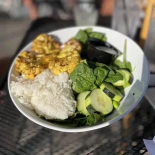 a plate of food