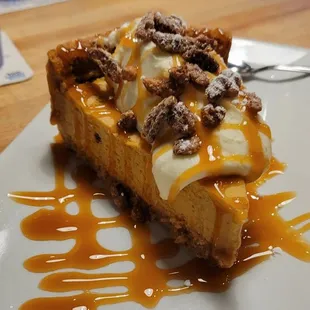 Pumpkin cheesecake
