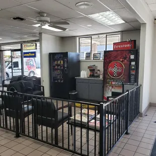 Comfortable waiting room.