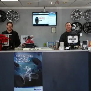 Steven and Randy are always happy to help our loyal customers.