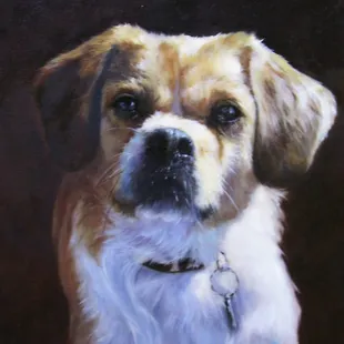 Another amazing custom pet portrait by Linda. This is such a great gift idea for animal lovers (and shockingly affordable too!).