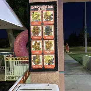 outside
