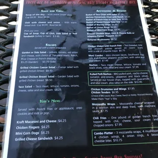 Rest of the menu (763) 441-0401