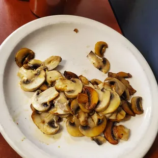 Side of sauteed mushrooms