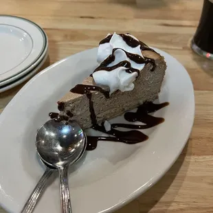 Irish Crème Cheesecake - could barely taste the Irish cream