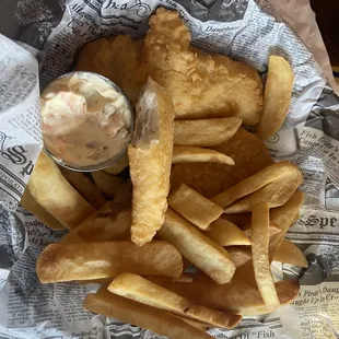 Fish n chips.