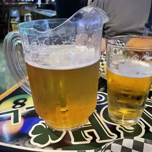 Pitcher of beer...$8