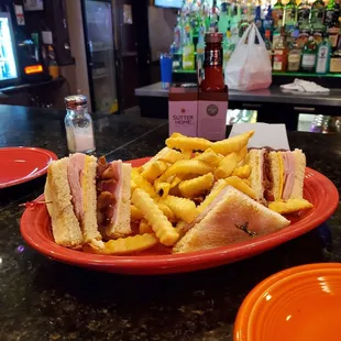 Club sandwich no veggies