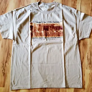 So happy I was able to buy a 100th anniversary t-shirt from McCully Bicycle and Sporting Goods.