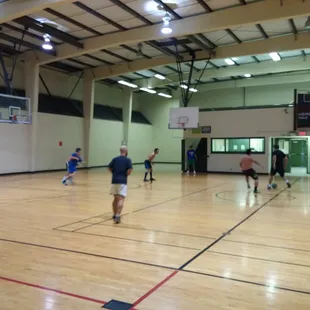 Found some indoor soccer!