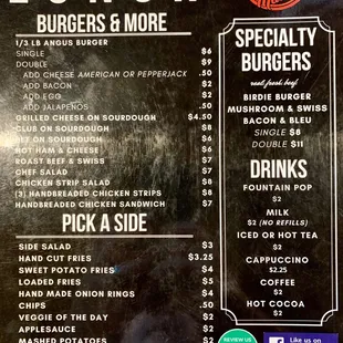 menu (as 9/4/23)