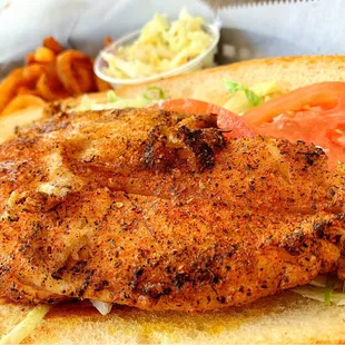 White fish sandwich