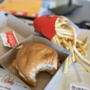 Filet o fish and fries