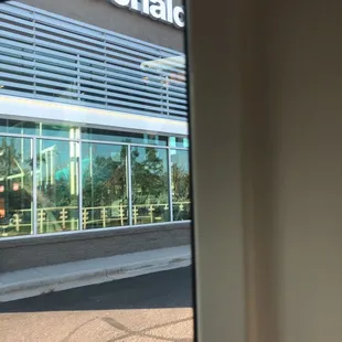 outside