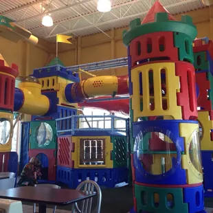 Really nice big indoor play area.