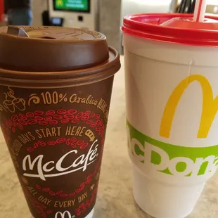 Nominating McD for best Coke (always carbonated n perfect syrup combi) n good cheap coffee