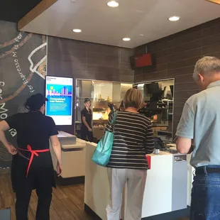 I decided to order in the line