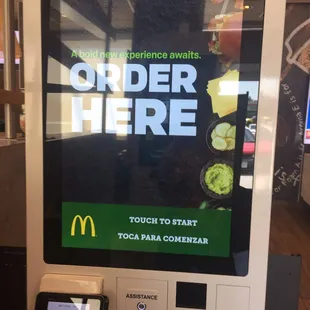 New kiosk and I still messed up on my order lol