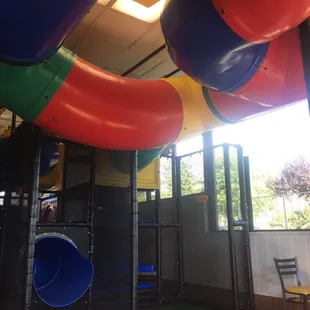 Inside of the play place