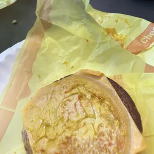 Cheese and mustard no meat