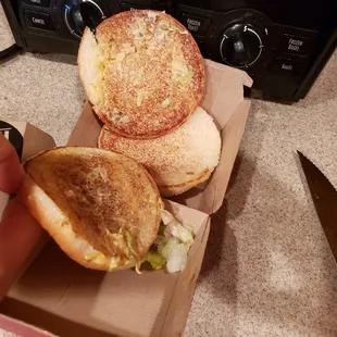 Missing patty of "Big" Mac.