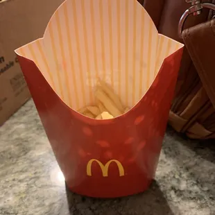 Large French fries?