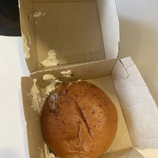 Filet of fish with gross stuff all over it