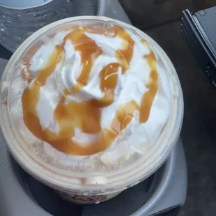 Caramel frappe