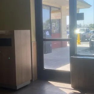 Exit of the play place