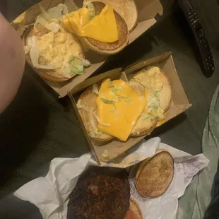 A "Big Mac" and "cheeseburger"