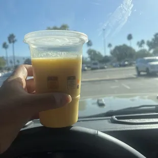 Supposedly medium Mango pineapple smoothie