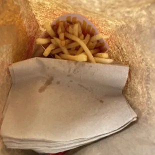 Fries for my client.