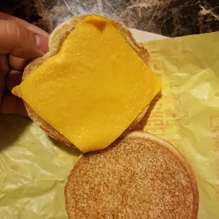 This was my son&apos;s happy meal  I asked for a cheese burger plain and dry.