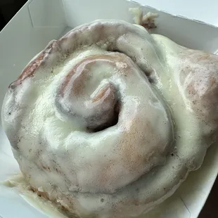 McCaf Cinnamon Roll - worth the extra wait in the drive thru