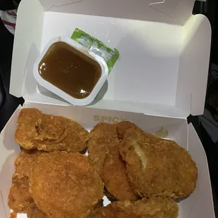 Spicy nuggets...they aight!