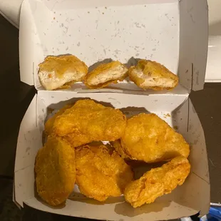 a box of fried food