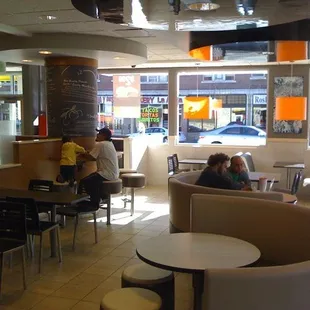 Really nice interior for a McDonalds.