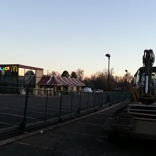 We were hoping this McDonald's was closing for good but it's only closed for rebuilding.  My neighbors and I are sad.