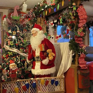 These are some of the decorations that were in the restaurant