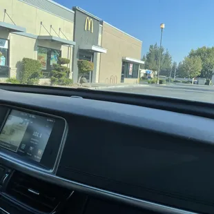 the interior of a car