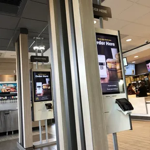 4 Self Serve Ordering Machines