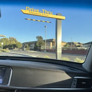 Drive-thru...