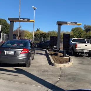 Yay! Two drive thru lanes. Currently remodeling this location. 10/21.