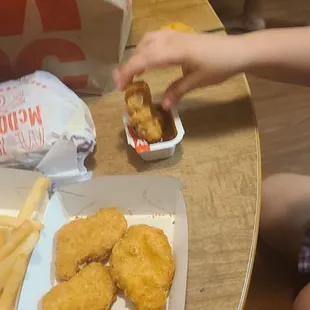 kids loves the nuggets but  but they don't eat the ones at home