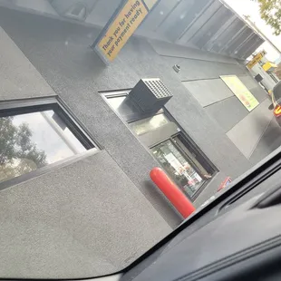 a view of the outside of a restaurant